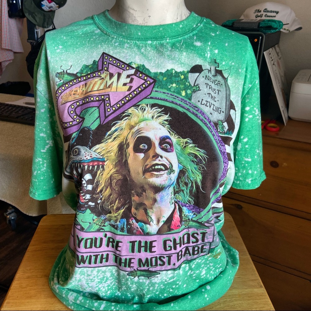 COPY - Beetlejuice Tee ready for Holloween